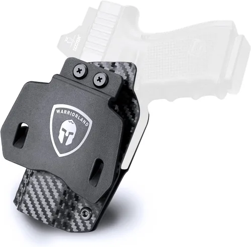 Miniatura 11 de WARRIORLAND Funda OWB Kydex con corte óptico, ajuste seleccionado para Glock 17/19/19X/43/43X MOS, sin riel 1911, Hellcat/Hellcat Pro, Taurus S&W