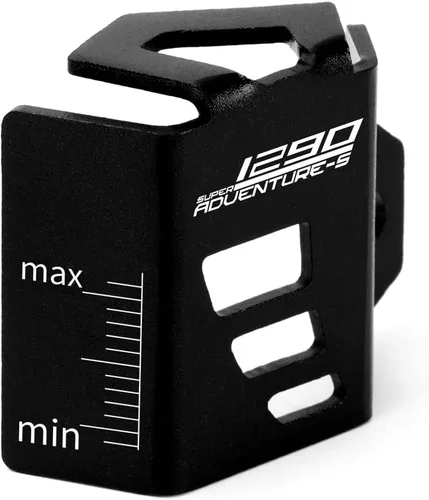 Miniatura 4 de Modeer Compatible con 1290 Super Adventure S 2016-2020 Motocicleta Depósito de Líquido de Frenos Traseros Protector de Cubierta Protección 1290 Negro
