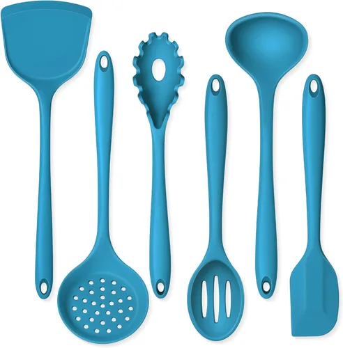 Miniatura 18 de Onader Juego de Utensilios de Cocina, Utensilios de Cocina de Silicona No Tóxicos, 6 Piezas Gadgets de Cocina Resistentes al Calor para Utensilios