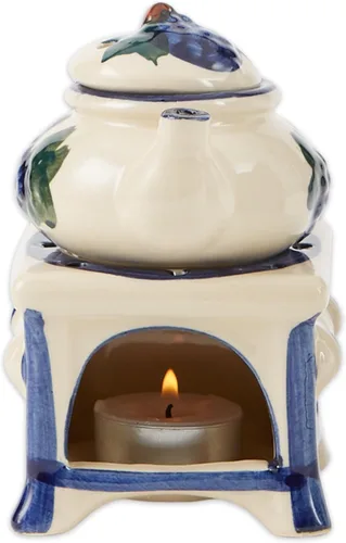 Miniatura 3 de Koehler 10017714 - Calentador de aceite para estufa de tetera de 5.375 pulgadas, color azul