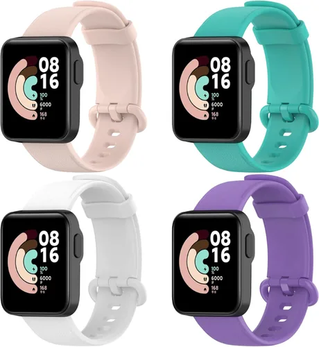 Miniatura 8 de Replacement Smartwatch Bands Compatible with Xiaomi Mi Watch Lite/MiWatch Lite2, Soft Silicone Bands Adjustable Wristband Strap for Redmi Watc-2