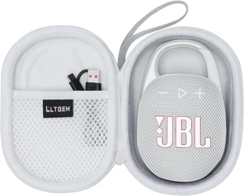 Miniatura 10 de LTGEM - Funda compatible con altavoz Bluetooth JBL Clip 4/5 Ultra portátil, impermeable, a prueba de polvo, color azul