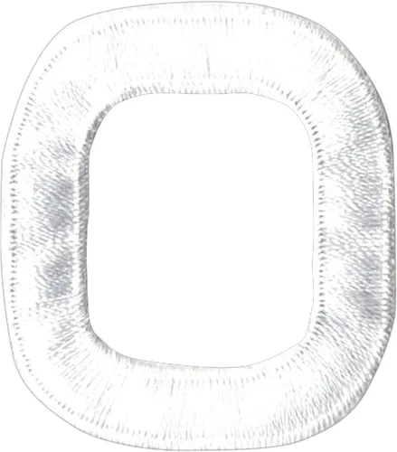 Miniatura 11 de Letras y números blancos de 1-7/8", parche para planchar, bordado (letra M)
