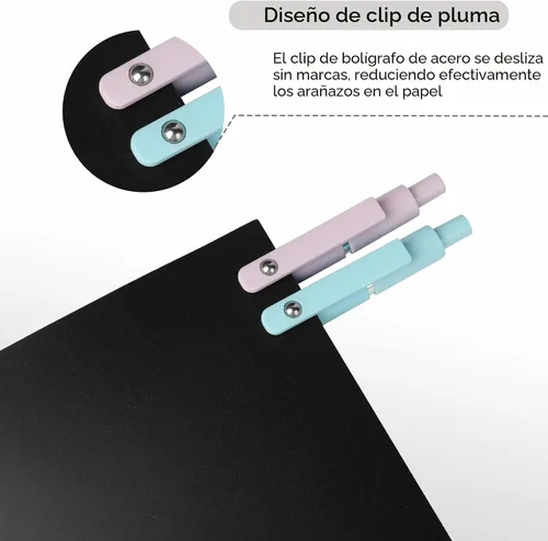 Miniatura 4 de Ddaowanx Bolígrafos de Gel, 10 Piezas 0.7mm Bolígrafos de Tinta Negra de Secado Rápido de Punta Fina con Escritura Suave, Lindos Artículos