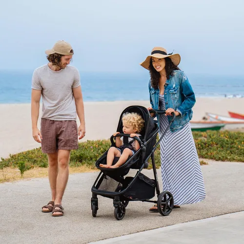 Miniatura 7 de Mompush Wiz - Cochecito de bebé 2 en 1 con modo Pramette para bebé, convertible plegable con una sola mano, para recién nacidos a niños pequeños