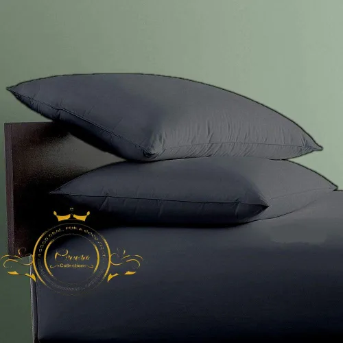 Miniatura 68 de Crown Collection Juego de 2 fundas de almohada estándar de 20 x 26 pulgadas, hipoalergénicas de 600 hilos, 100% algodón egipcio, fundas de almohada