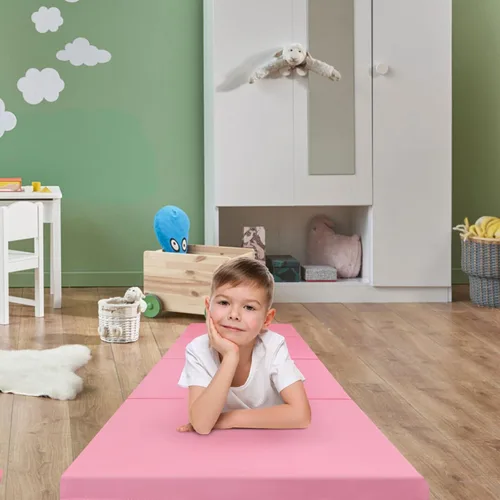 Miniatura 10 de Max4out 6/8/10' Foldable Gymnastics Gym with Carrying Handles, Exercise Aerobics Mat for Kids Adult,Tumbling Mat for Stretching Fitness Mat for Home