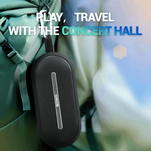 Miniatura 7 de SOWO Altavoz inalámbrico portátil con Bluetooth, graves inmersivos mejorados, tecnología Partyboom, sonido estéreo claro de 40 W, IP67 impermeable