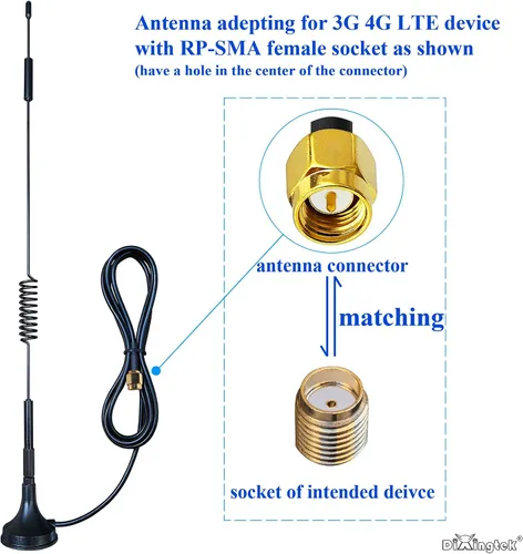 Miniatura 3 de Antena magnética 4G LTE 3G SMA, compatible con enrutador 4G LTE, cámara de juego, tarjeta de red, cámara IP, cámara de seguridad de video, teléfono