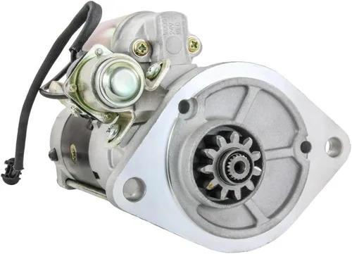 RAREELECTRICAL Nuevo 11 dientes 5Kw en sentido horario 24 voltios Plgr arrancador compatible con New Holland excavadoras E160 Mitsubishi 4D34 111Hp