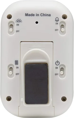 Miniatura 5 de Taylor Temporizador digital de alerta múltiple (sonido, luz, vibración), estándar, blanco