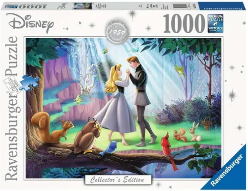 Ravensburger Disney - Rompecabezas de 1000 piezas para adultos, edición coleccionista, La Bella Durmiente, cada pieza es única, la tecnología