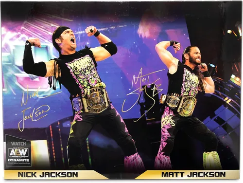 Miniatura 9 de All Elite Wrestling UNRIVALED - Paquete de 2 figuras de Matt Jackson y Nick Jackson de 6 pulgadas con accesorios, Multi - Exclusivo de Amazon