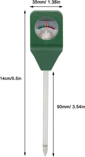 Miniatura 2 de Medidor de suelo, probador de suelo, portátil, de una sola aguja, sonda de alta sensibilidad, sensor de suelo para jardín, césped, granja, plantas