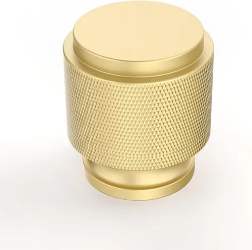 Miniatura 17 de Paquete de 10 tiradores de gabinete de cocina color oro cepillado de 5 pulgadas (128mm), manijas estriadas para cajones, accesorios para armarios