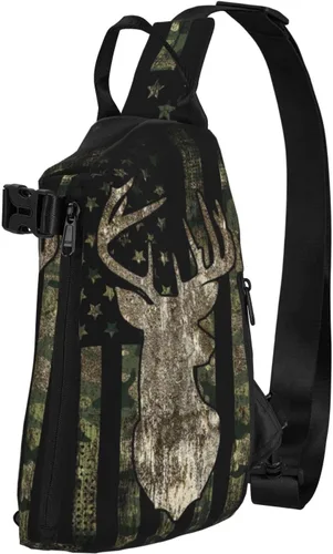 Mochila en el pecho, bolsa de viaje con múltiples bolsillos, mochila cruzada para ciclismo, camping, senderismo, gimnasio, deporte, uso diario
