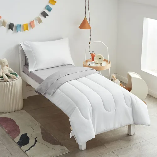 Miniatura 11 de UOZZI BEDDING Juego de sábanas para niños pequeños de 4 piezas, ultra suave y transpirable, incluye edredón, sábana encimera, sábana bajera y funda