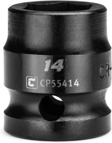 Miniatura 31 de Capri Tools - Llave de vaso de impacto corto de 27 mm, 1/2 pulg. de conducción, 6 puntos, métrica