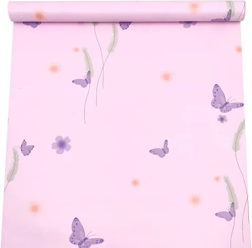 Miniatura 2 de Yifely Rollo de revestimiento de estante de 9.8 pies con diseño de mariposa morada, extraíble, para muebles, papel de PVC, 118 x 17.7 pulgadas