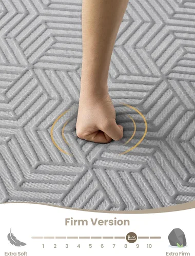 Miniatura 2 de BedStory Cubrecolchón Firme Tamaño Twin - Cubrecolchón de Espuma Viscoelástica de 3 Pulgadas para Dolor de Espalda - Espuma de Alta Densidad y Funda