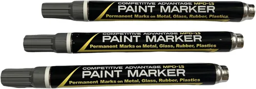 Miniatura 19 de Marcador de pintura esmaltada de ventaja competitiva MPD Permanente Impermeable Resistente a los rayos UV Blanco