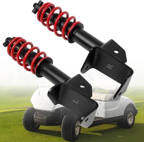 Miniatura 9 de Juego de amortiguadores delanteros Yamaha para carritos de golf Yamaha G29 Drive 2007-2016 para lado del pasajero y del conductor OEM Negro
