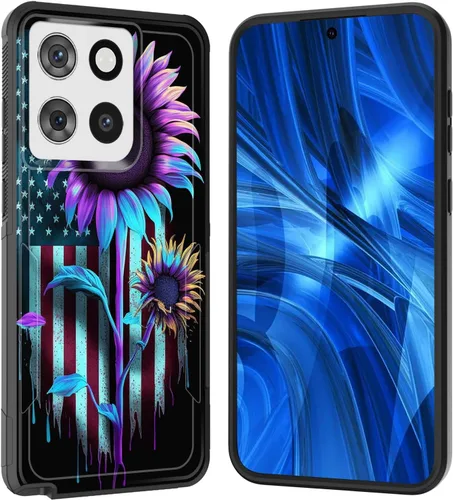 Miniatura 35 de Funda para Moto G 5G 2023, [probada en caídas de grado militar], resistente, resistente, resistente, a prueba de golpes, funda protectora