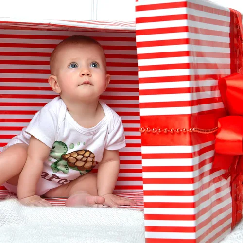 Miniatura 5 de Mono de regalo personalizado para niñaniño, Blanco