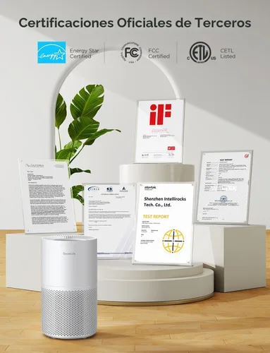 Miniatura 5 de GoveeLife Purificadores de aire para el hogar, purificador de aire inteligente para habitaciones grandes con aplicación y control Alexa, prefiltro