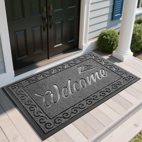 Miniatura 65 de Yimobra Tapete de Bienvenida, Tapetes de Puerta Resistentes y Duraderos para Entrada del Hogar Exterior Interior, Tapete Delantero para Patio
