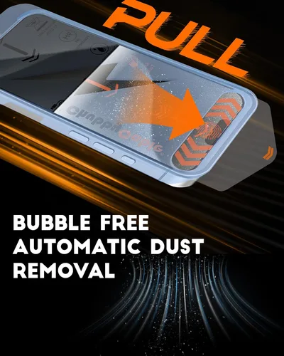 Miniatura 2 de chubbycable ChubbyShield Ultra - Protector de pantalla de vidrio templado para iPhone 16 HD, caja de instalación ultra fácil, eliminación automática