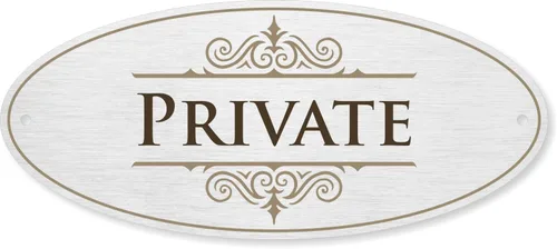 Miniatura 17 de Señal de baño de SmartSign para todas las personas para puerta, con adhesivo de 3M y agujeros pretaladrados, 3.5 x 8 pulgadas, señal de baño