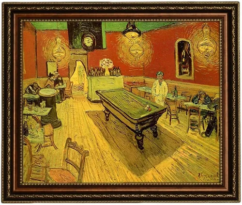 Miniatura 14 de ELITEART -Noche estrellada sobre el ródano por Vincent Van Gogh Giclée Art Canvas Prints- Tamaño del marco: 28 x 35 pulgadas