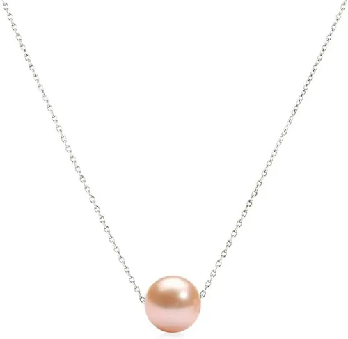 Collar colgante de perlas flotantes genuinas cultivadas en agua dulce de 0.394-0.433 in para mujeres de 17 pulgadas