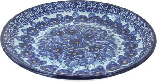 Miniatura 12 de Blue Rose - Plato de postre Blue Alyce - 7.75 pulgadas de diámetro - Hermoso plato para pasteles, aperitivos o aperitivos