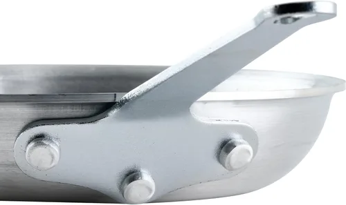 Miniatura 4 de Winco Sartén/sartén de aluminio de grado comercial, acabado natural, 7 pulgadas
