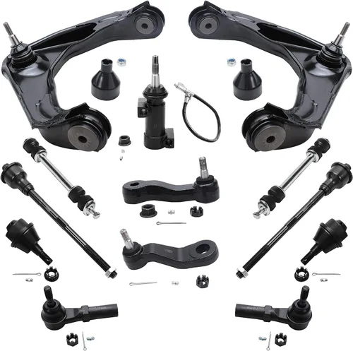 Miniatura 63 de Detroit Axle - Kit de extremo delantero para Ford 1998-2001 Explorer Mercury Mountaineer, 4 barras estabilizadoras delanteras y traseras, 2 brazos