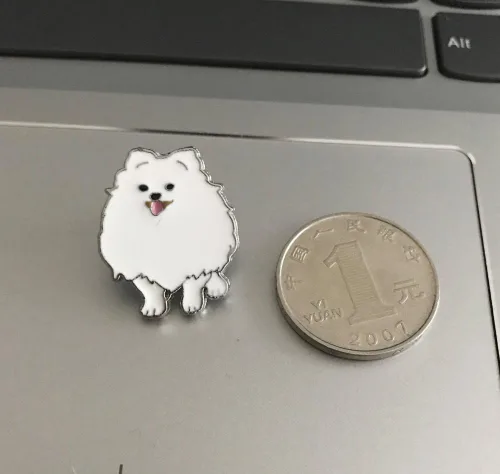 Miniatura 51 de Broche de perro carlino encantador para mascotas, broche de ramillete de metal, placa de identificación para perro, regalo de cumpleaños de Navidad
