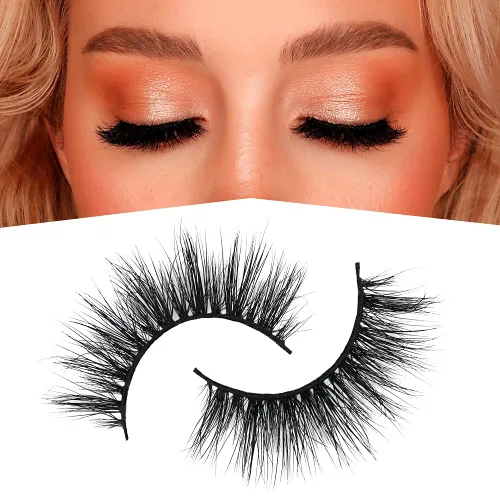 Miniatura 8 de Pestañas de visón Arison, pestañas de visón 3D, pestañas postizas, aspecto natural, largas y suaves y esponjosas, tiras reutilizables hechas a mano
