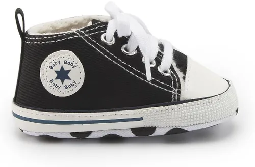 Miniatura 61 de KIDSUN zapatos deportivos altos hasta el tobillo para bebés, niños y niñas con suela antideslizante, suaves, para recién nacidos, zapatos