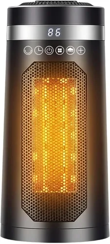 Calentadores de espacio para uso en interiores, calentador de espacio con humidificador, 750 W/1500 W, calentador oscilante, con vuelco,