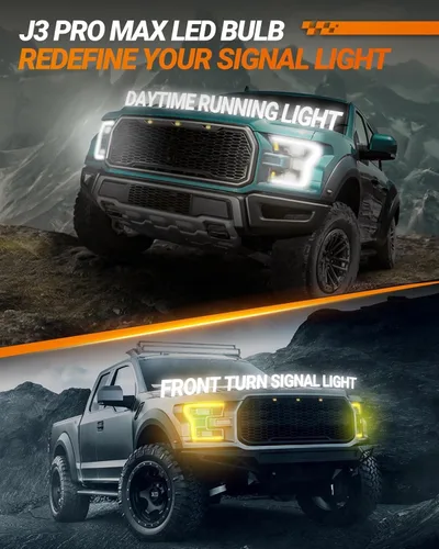 Miniatura 2 de SEALIGHT 3157 Switchback LED Bulb, Latest CANBUS 3156 LED Light With Turbo Fan, 3057 3457 4157 Amber/White Dual Color Anti Hyper Flash Turn Signal