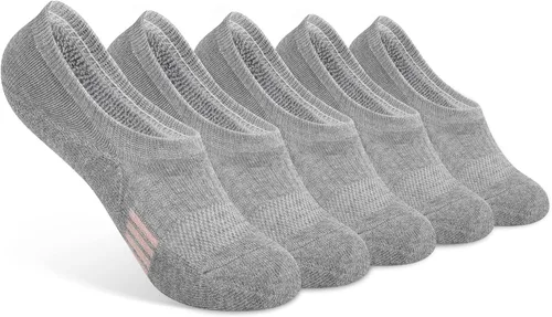 Gonii Calcetines deportivos invisibles para mujer, calcetines tobilleros acolchados para correr, corte bajo, 5-8 pares