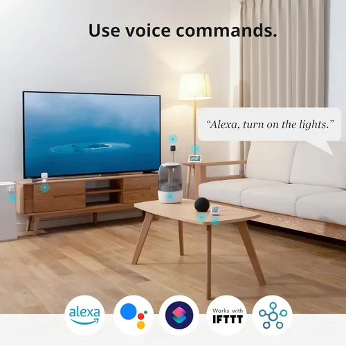 Miniatura 4 de SwitchBot Hub Mini control remoto inteligente - Control remoto universal IR, WiFi IR Blaster para TV, aire acondicionado, compatible con Alexa, Negro