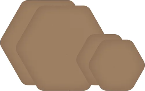 Miniatura 24 de GEAR AID Tenacious Tape Hex – Parches de reparación de 6.35 cm y 3.81 cm (4 parches: dos de 6.35 cm y dos de 3.81 cm, negro) – Adhesivo de pelar