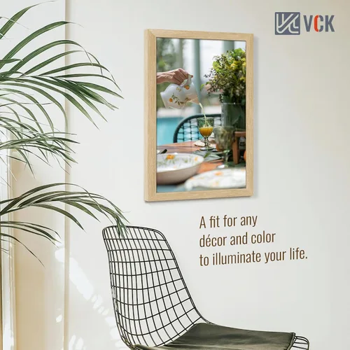 Miniatura 105 de VCK Marcos para póster de madera maciza de 22.375 x 34 pulgadas, marco de fotos A1 negro con montaje en pared, paquete de 3