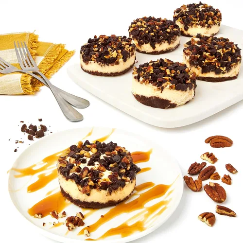 Miniatura 8 de David's Cookies Tartas de queso – Postre cremoso y clásico de panadería perfecto para cualquier ocasión – Gran idea de regalo para mujeres, hombres