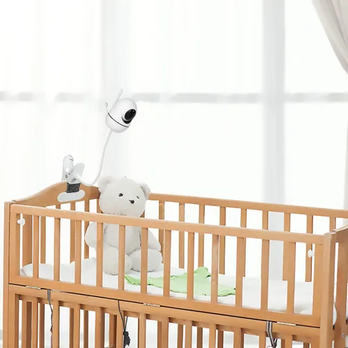Miniatura 4 de Soporte para monitor de bebé compatible con HelloBaby HB6550/HB65/HB66/HB248, ANMEATE SM935E cámara de monitor de bebé de 15.7 pulgadas con clip