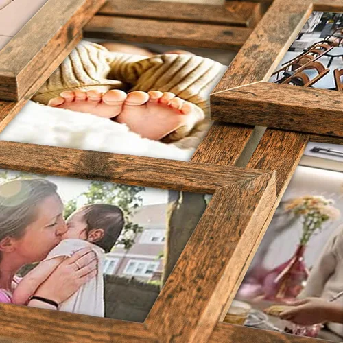 Miniatura 6 de J.M.Deco Marcos de Fotos Collage de 12 Aberturas Reunión Amigos Familia Memoria Marcos de Fotos para Decoración de Pared Marco de Fotos Selfie