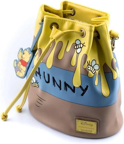 Miniatura 4 de Loungefly Disney Winnie the Poof 95th Anniversary Honey Pot - Bolso convertible para mujer, Multi